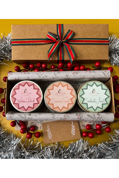 Ariyaa Christmas candle gift box